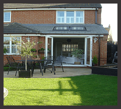 Rear extension to a house in Elstow