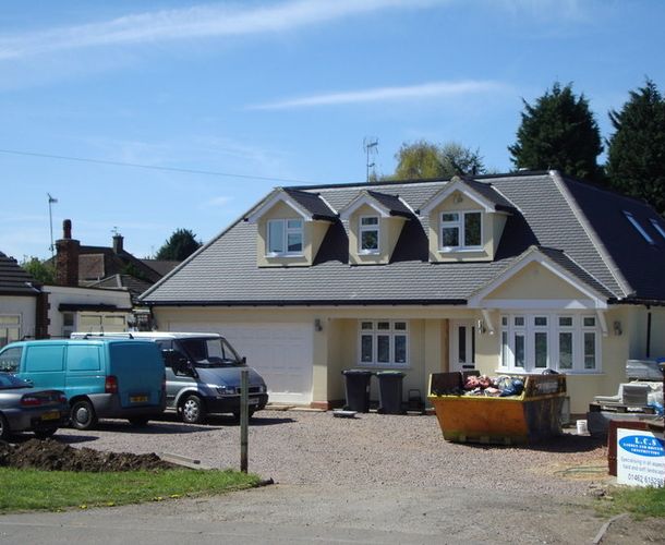 Extension and alterations to bungalow in Lower Stondon
